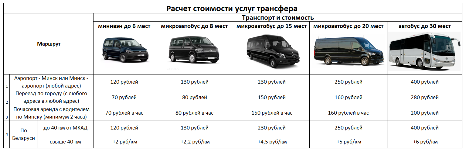 такси минивэн